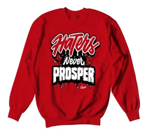 Retro 9 Gym Red Sweater - Prosper - Red