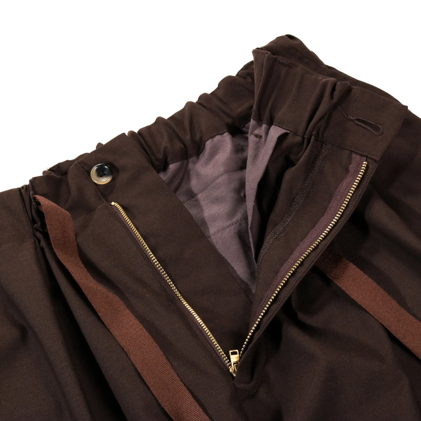 SILLAGE BAGGY TROUSERS BROWN