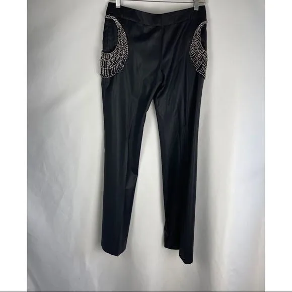 Stella Mccartneypants with silver beaded pockets