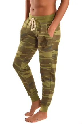 Third Eye Threads Camo Jogger with Diamond Crystal Logo