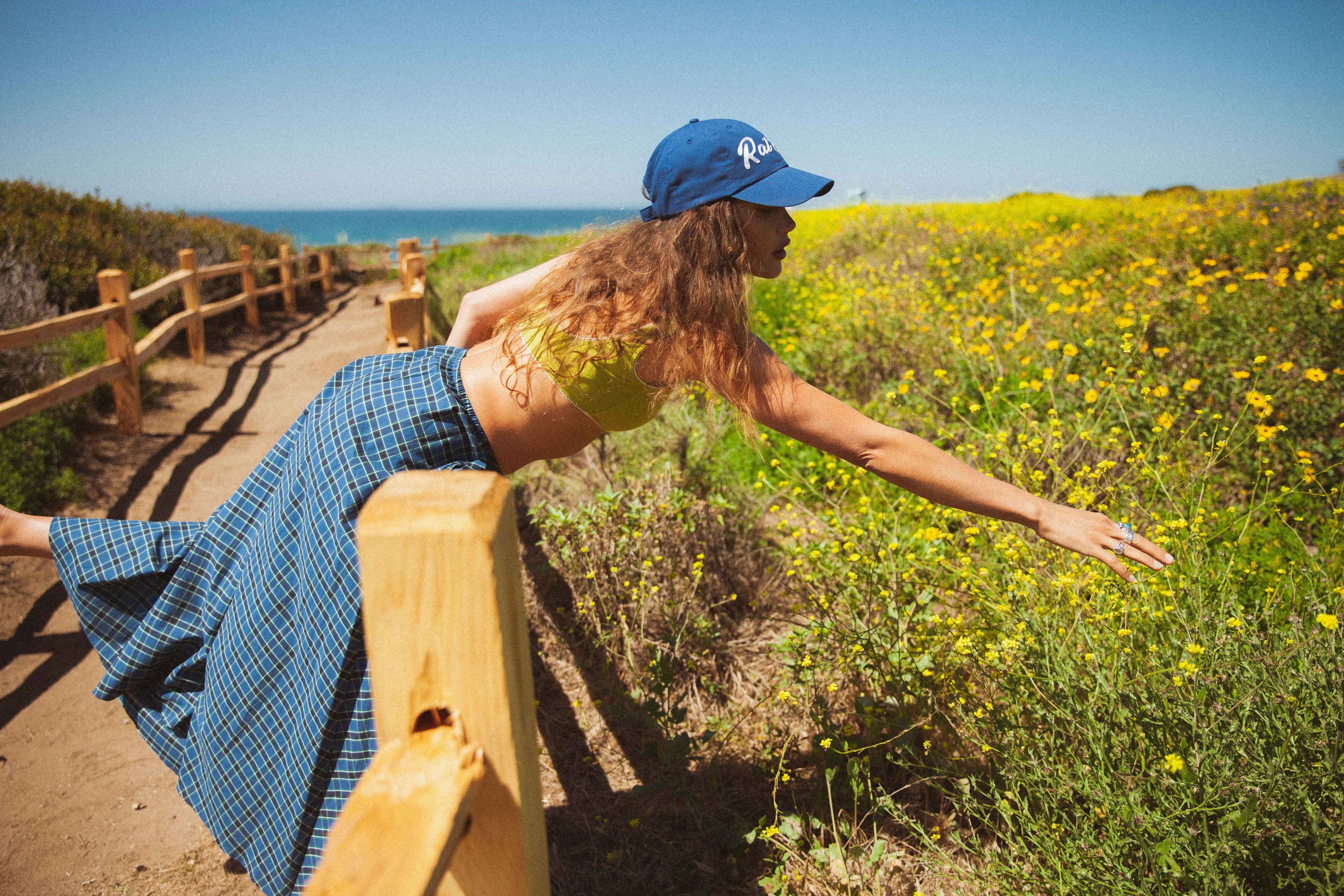 VARSITY DAD HAT IN LA BLUE