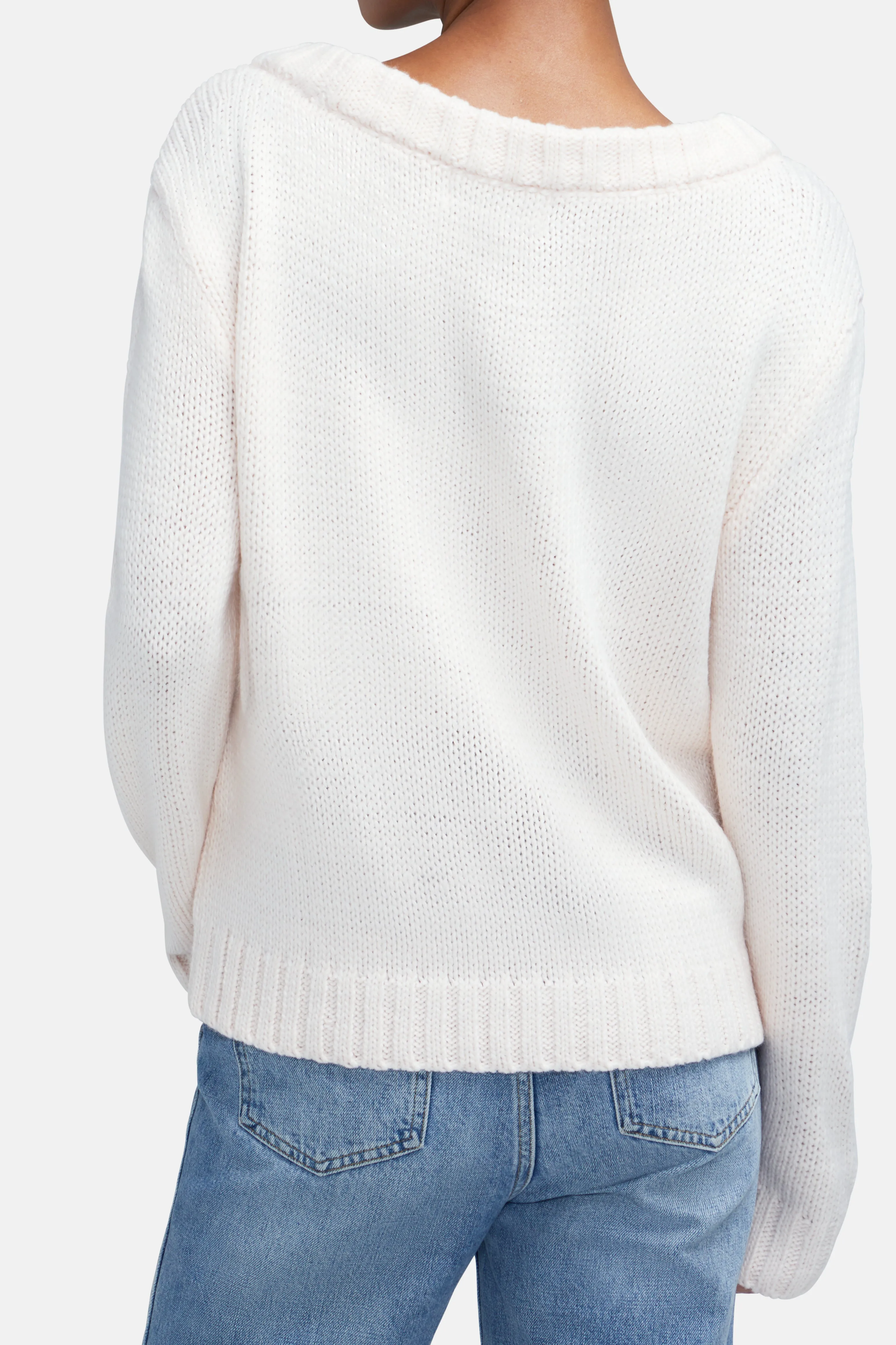 Violet Snow Bunny Sweater | Heavenly Pink