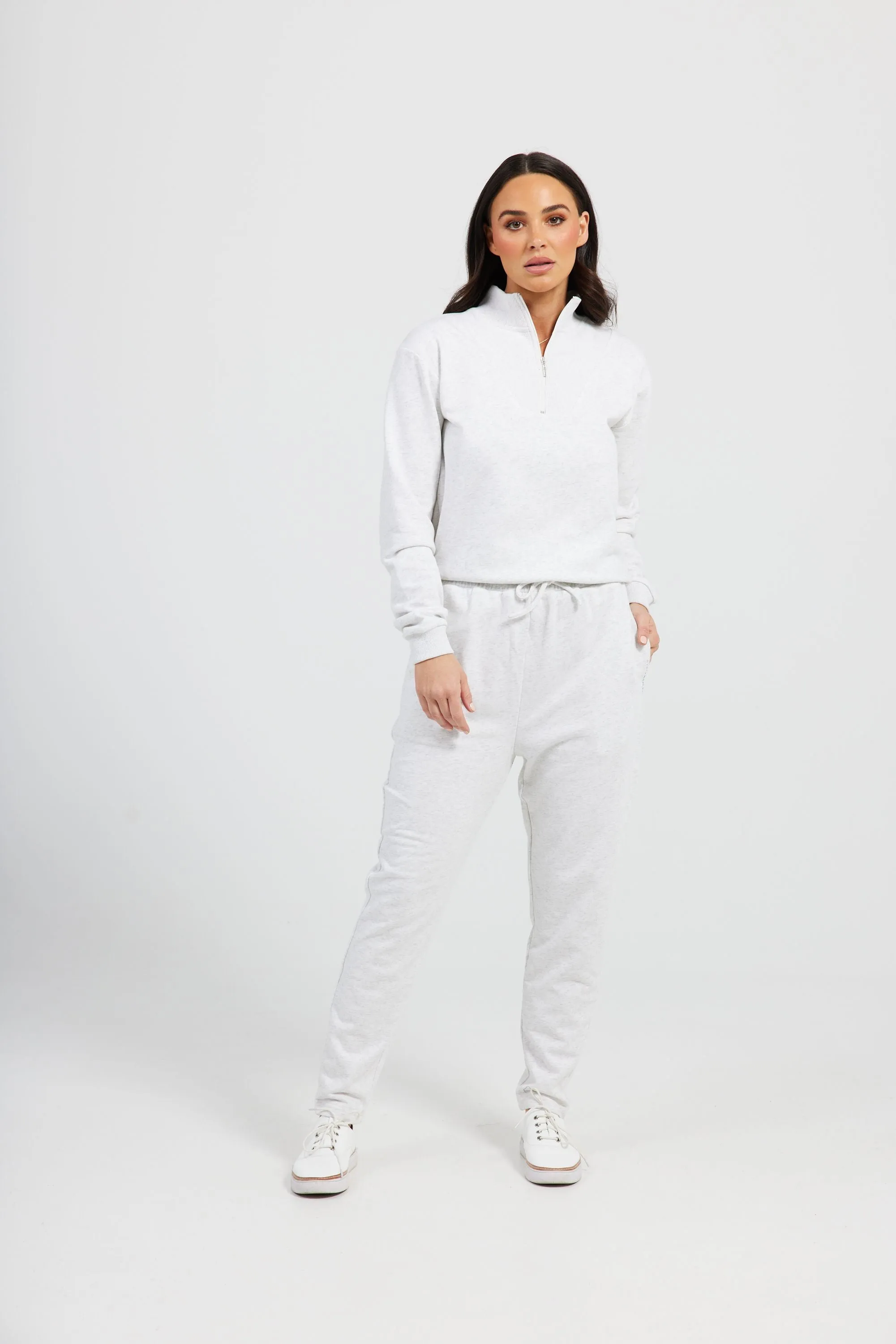 Walk in The Park Trak Pants (White Marle)